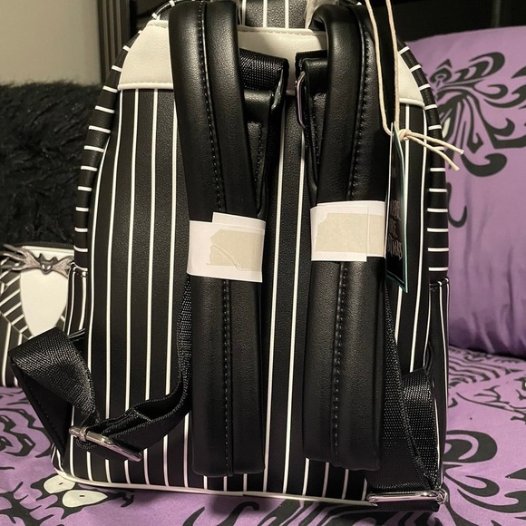 Jack Skellington Headless Suit Loungefly Backpack with Accordian Wallet Set